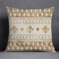 Axyaa Black Gold Plant Design Pillowcase for Elegant Home Decor