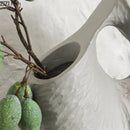 Axyaa Conch Vase Resin Floral Decor for Aesthetic Room Ambiance