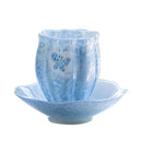 Axyaa Butterfly Love Flower Master Tea Cup - Hand-painted Kung Fu Tea Personal Cup