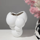 Axyaa Resin Bubble Flowerpot Vase Geometric Sphere Home Decoration