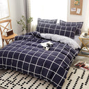 Axyaa Cartoon Print Duvet Cover 220x240 for Adults Kids - Double-sided Comforter Cover