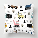 Axyaa White Plush Cushion Cover for Sofa Bedroom Living Room Decor