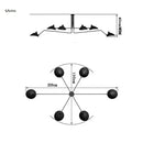 Modern Nordic Spider Claw Chandelier by Axyaa - LED Lighting for Home Decor