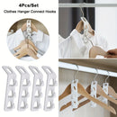Axyaa Multi-Layer Cascading Hanger Hooks for Closet Storage