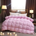 Axyaa Luxury Goose Down Quilted Cotton Winter Comforter Blanket