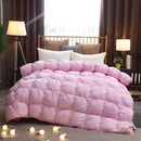 Axyaa Luxury Goose Down Quilted Cotton Winter Comforter Blanket
