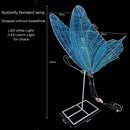 Axyaa LED Blue Lace Butterfly Lamps for Romantic Wedding Decor