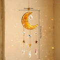 Axyaa Crystal Prism Wind Chimes Rainbow Maker Wall Hanging Room Decor Moon Catchers