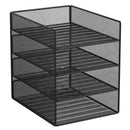 Axyaa Desk Organizer: 4-Tier Desktop Storage Rack & File Holder