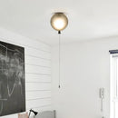 Axyaa Cartoon Balloon Ceiling Lamp for Kids Room, Kindergarten Children's Rope Pull Switch Light