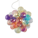Axyaa Glass Bubble Chandelier Pendant Light for Living Room Bedroom