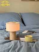 Axyaa Marble LED Touch Table Lamp for Ambiance in Living Room