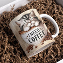 Axyaa Cute Cat Mug - Kitty Lover's Gift - Office Coffee Tea Cup