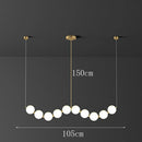 Axyaa Modern Ceiling Chandeliers - Stylish Pendant Light Fixture for Dining & Living Room