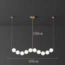 Axyaa Modern Ceiling Chandeliers Hanging Light Fixture for Dining & Living Room