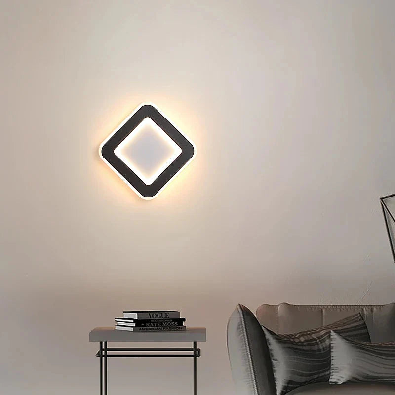 Axyaa Touch Sensor LED Wall Lamps for Indoor Living Minimalist Lighting