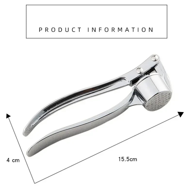 Axyaa Stainless Steel Garlic Press Squeezer Mincer Tool for Kitchen