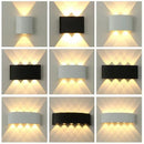 Axyaa Modern Garden Wall Light Waterproof Sconces LED Fixture IP66 AC85/265V