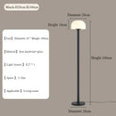 Axyaa Nordic Iron Floor Lamp with Glass Lampshade Design for Living Room and Bedroom