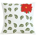 Axyaa Christmas Plush Towel Embroidered Throw Pillowcase for Nordic Home Decor