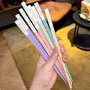 Axyaa Panda Meal Chopsticks Set - Multicolored Alloy Sushi Chopstick Pairings