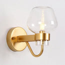 Axyaa Retro Glass Wall Lamp: Nordic Simple & Exquisite Decor for Restaurant, Bedroom