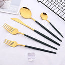 Axyaa Stainless Steel Mirror Dessert Fork Set for Stylish Dining