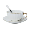 Axyaa Orange Pumpkin Mug & Black tea Cup Set, Bone Ceramic Drinkware Gift