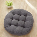 Axyaa Round Floor Cushion Linen Meditation Yoga Seat Mat Pouf Chair Pad