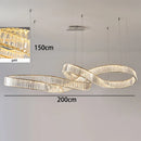 Axyaa Modern LED Pendant Chandeliers for Living Room and Dining Room