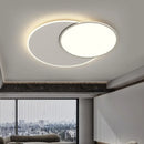 Axyaa Round LED Ceiling Lights Modern Minimalist Circle Dimmable Bedroom Lamps