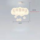 Axyaa Cloud Acrylic LED Ceiling Lamp: Modern Lighting for Living Room, Bedroom & Children Room