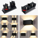 Axyaa Outdoor Waterproof LED Wall Lamp 12W24W IP65 Porch Garden Street Lighting