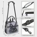 French Bulldog Art Lunch Bag by Axyaa: Insulated Bento Tote for Work, School, Picnic