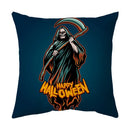 Axyaa Halloween Dark Pumpkin Print Pillowcase Home Cushion Cover - 2023 Collection