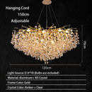 Axyaa Maple Leaf Pendant Light: Modern Minimalist Luxury for Living Room