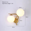 Axyaa Glass Ball LED Chandelier for Home Decor