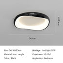 Axyaa Circle LED Ceiling Lamp: Dimmable Full Spectrum Light for Home Decor