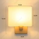 Axyaa LED Glass Lampshade Wall Lamp: Bedroom Living Room Indoor Lighting