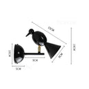 Axyaa Bird Wall Lamp: Creative LED Living Room Sconce, Bedroom Bedside Light
