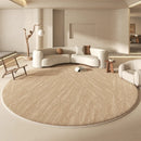 Axyaa Plush Cream Style Bedroom Carpet: Soft, Fluffy, Washable, Thicken Mat