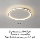 Axyaa LED Ring Ceiling Light: Modern, Artistic, Ideal for Bedrooms, Study Rooms, Kitchens & Dining Rooms