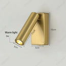 Axyaa Rotating 3W Warm Light Spot Light for Bedroom and Hotel Decor