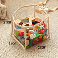 Axyaa Kids Toy Storage Basket: Transparent Box for Toys, Clothes, Books - Large Capacity