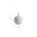 Axyaa Modern Minimalist Ceramic Vase Black White Handmade Art Decoration Living Room