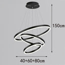 Axyaa Modern Pendant Chandelier LED Ceiling Light for Indoor Dining Room