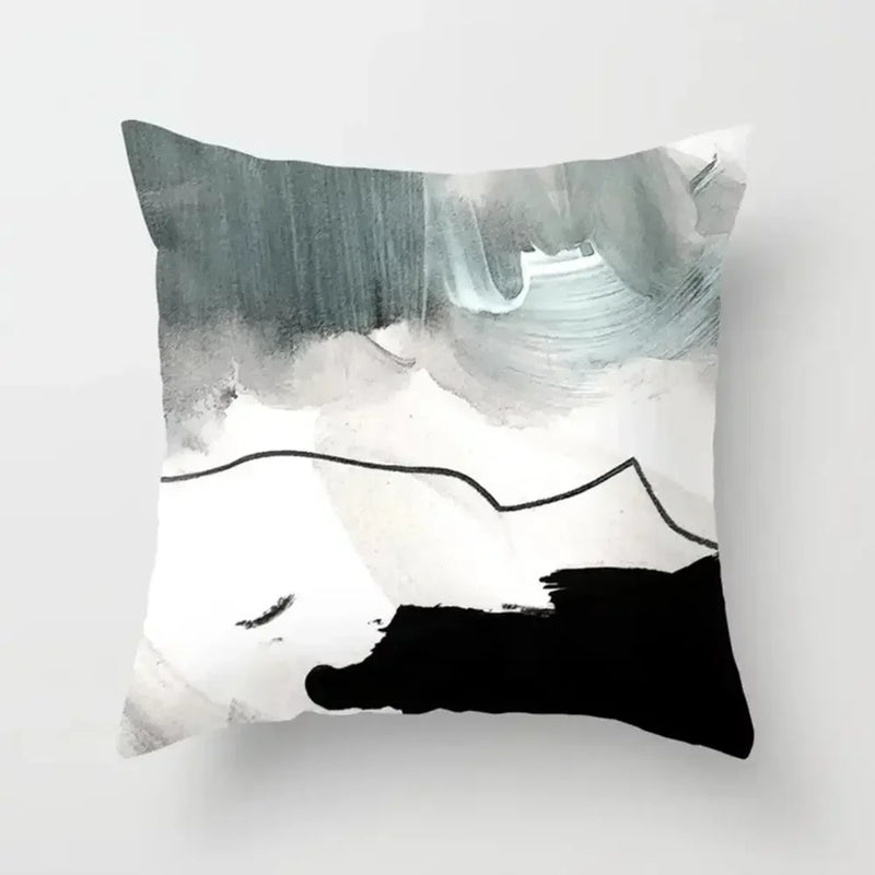 Geometric Abstract Pillow Case 45x45cm Axyaa Home Decor Square Cushion Cover