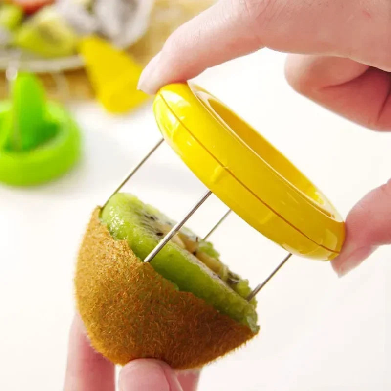 Axyaa Stainless Steel Kiwi Peeler Cutter Kitchen Gadget