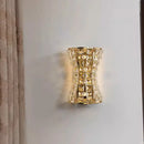Axyaa Crystal LED Wall Sconces Gold/Chrome Metal Lighting Fixture