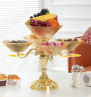 Axyaa Multi-Layer Fruit & Snack Tray for High-End Living Room Coffee Table